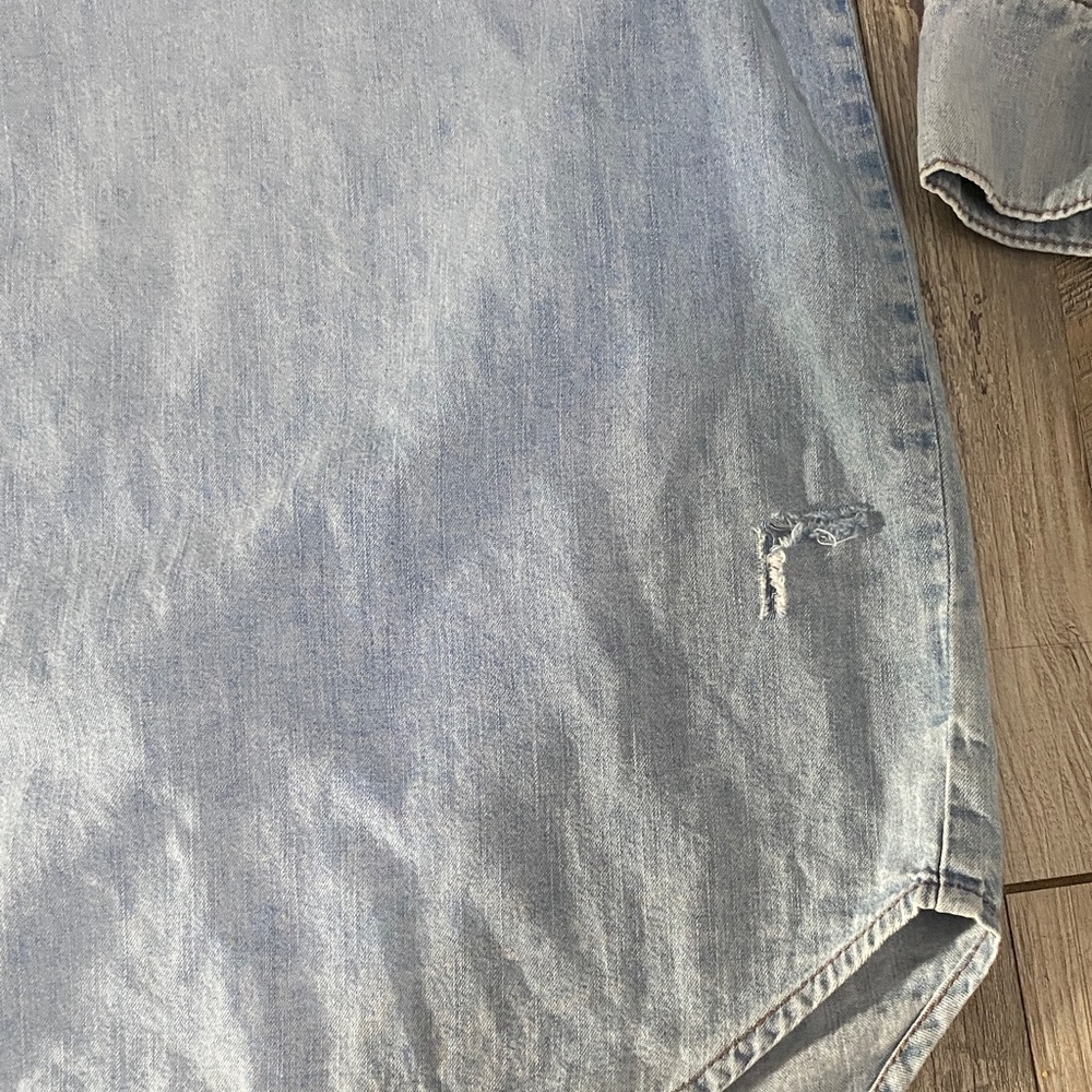 Sofia By Sofia Vergara Light Blue Button Down Shi… - image 5